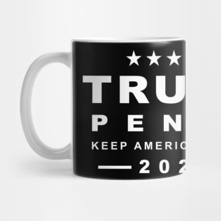 Donald Trump President 2020 Pence, Keep America Great Mug